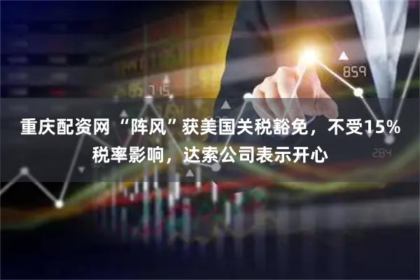 重庆配资网 “阵风”获美国关税豁免，不受15%税率影响，达索公司表示开心